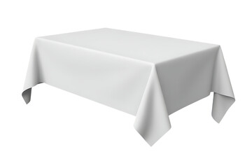 Tablecloth isolated on transparent background