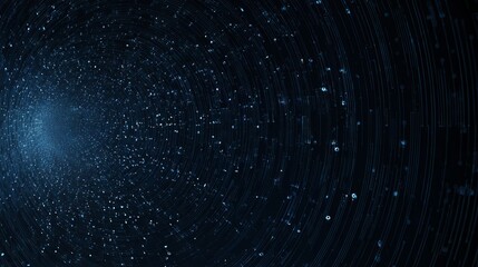 Immersive digital data vortex journey through glowing abstract circuits and futuristic network pathways