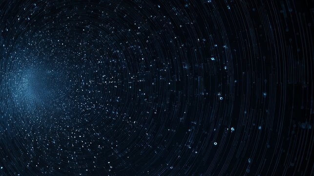 Immersive digital data vortex journey through glowing abstract circuits and futuristic network pathways