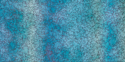 Blue patterned cloth material background with water texture for clean swimming pool wallpaper