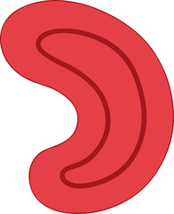 Blob shape abstract  illustration