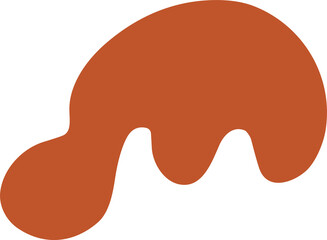 Blob shape abstract  illustration