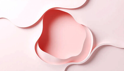 paper cut layered shapes, soft shadows, clean pastel tones, 3D layered paper craft, modern minimal style, high resolution.
