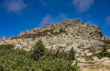 Sudetes, Giant Mountains, Śnieżne Kotły, Schneegruben, Szklarka, Kamienczyk, wodospad, Karkonosze, Sudety