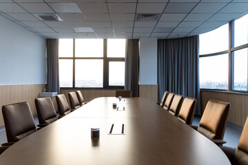 interior of modern conference room