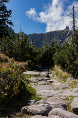 Sudetes, Giant Mountains, Śnieżne Kotły, Schneegruben, Szklarka, Kamienczyk, wodospad, Karkonosze, Sudety