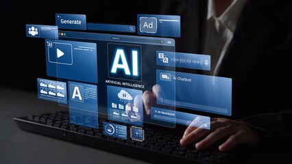 AI Assistant Brain Processor with LLM Technology, Big Data, Machine Learning, Generative AI for Business Support, Future Agentic AI Technology and Artificial Intelligence Prompt Engineering. Muxer
