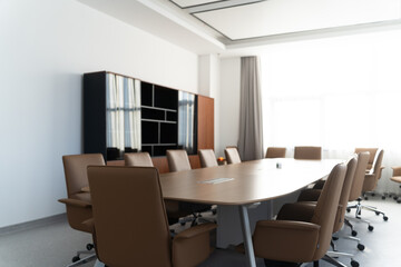 interior of modern conference room