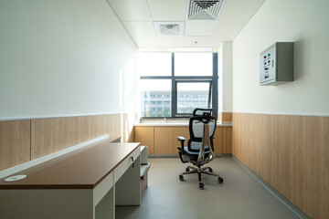 interior of office for doctor in hospital