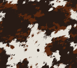 pattern cow leather natural print animal skin. Realistic cow fur seamless skin pattern	
