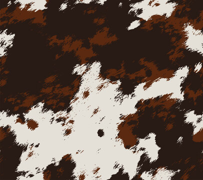pattern cow leather natural print animal skin. Realistic cow fur seamless skin pattern	
