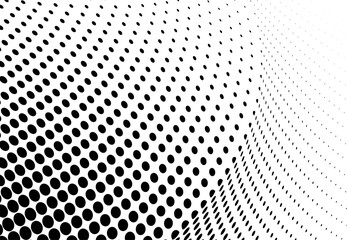 Black and white halftone texture