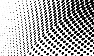 Black and white halftone texture