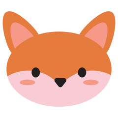 cute fox vector