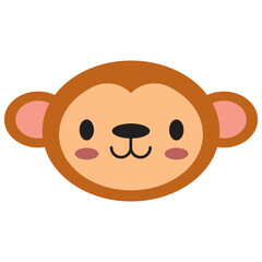 cute monkey vector