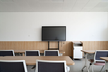interior of modern conference room