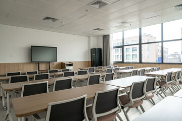 interior of modern conference room