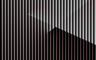 黒、紫、グレー、白の縦縞模様。