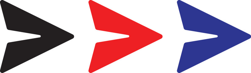 send message icon set in a circle in two styles isolated on white background Share icon set. Arrow symbol, Reply send forward icons button