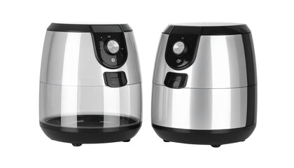  Transparent Glass Digital Air Fryer — isolated on transparent background