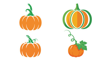 pumpkin-vector-logo-icon-set