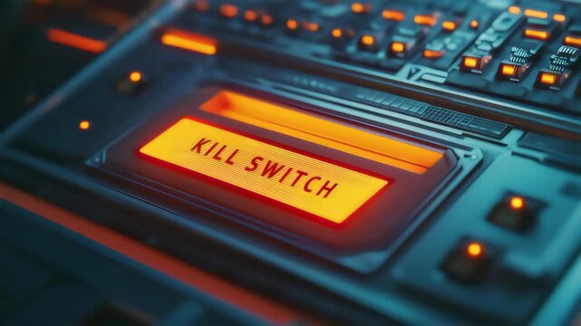 Kill switch on a computer panel