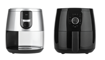  Minimal See-Through Compact Air Fryer — isolated on transparent background