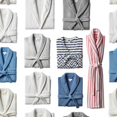Luxurious bathrobes showcase comfort and relaxation