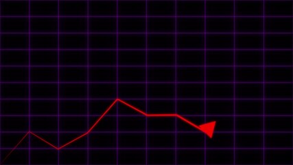 Dynamic animated financial charts in futuristic Investment finance chart with stock market growth stock market data visualization perfect for finance, business trading.. - Powered by Adobe