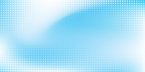 Colorful dotted art abstract background with white and blue color, halftone effect abstract modern art