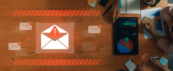 Email security system identifies phishing attempts, detects suspicious messages, and protects users...