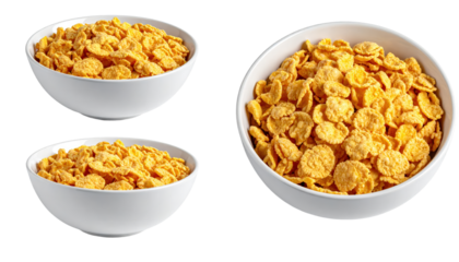 Nutritious breakfast cereal bowls assortment three bowls of cereal perfect for breakfast healthy and delicious options for daily meal