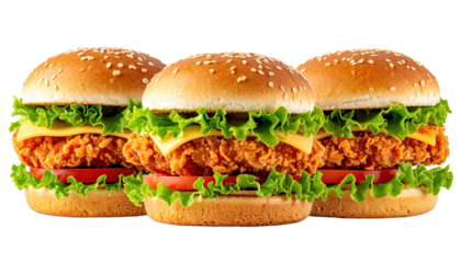 Three delicious sandwiches with fresh green toppings enjoy three handcrafted sandwiches generously filled with fresh ingredients and vibrant green toppings