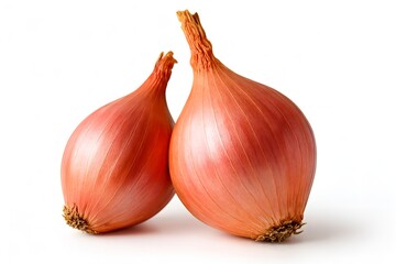 Fototapeta premium onions on a white