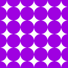 Muster aus lilafarbenen Kreisen auf weiß