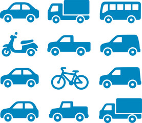 Fototapeta premium Icon Pack of Transport 
