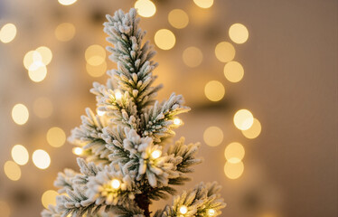 golden christmas tree