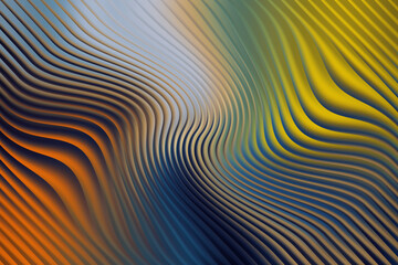Colorful abstract wavy lines create a visually stunning and dynamic background
