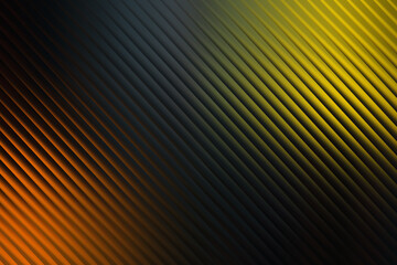Abstract background with diagonal lines in yellow, orange, and black colors