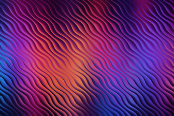 Diagonal abstract background with wavy lines and vibrant gradient colors