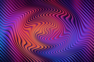 Swirling abstract background with wavy lines and vibrant gradient colors