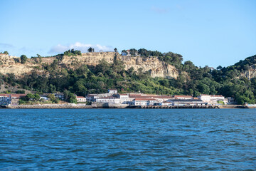 the banks of the Tagus in Lisbon