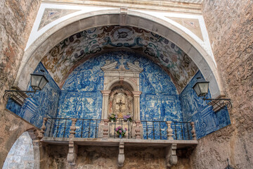 the small village of Obidos in Portugal