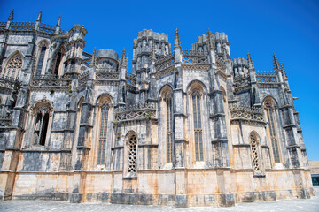 Church and monastery in Batalha Portugal