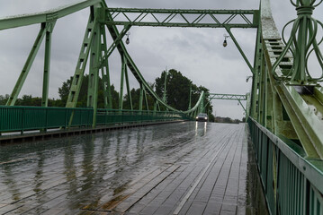 The old swing bridge in Liepaja.