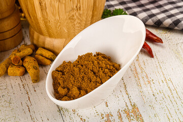 Indian cuisine - curry powder for culinary