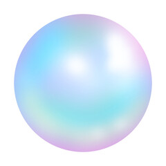 hologram 3D bubble, button, ball, bubble, PNG, transparent