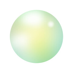 Gradient Sphere Pastel Bubble 3d Rendering, bubble, ball, button, PNG, transparent