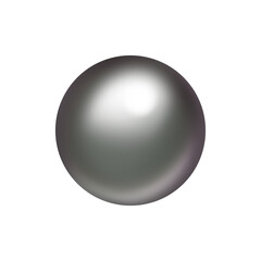 3d silver sphere, metalic, bullet, ball, PNG, transparent