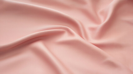 Soft Pink Satin Fabric With Gentle Folds Texture Background silk textile